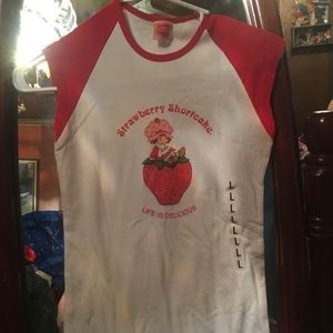 Short sleeve strawberry shortcake tee
